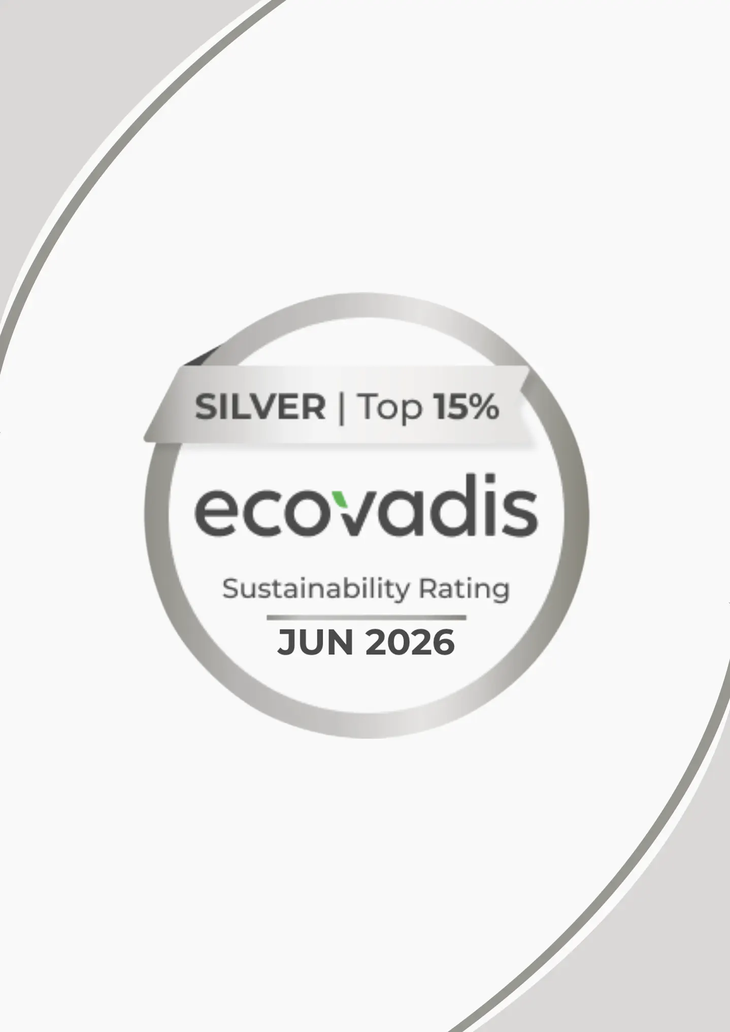 EcoVadis Certificate